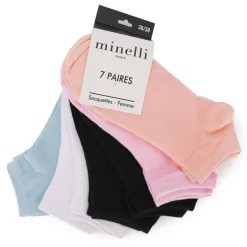 7 paires de socquettes rafika t 36/38 - 39/41 Femme MINELLI