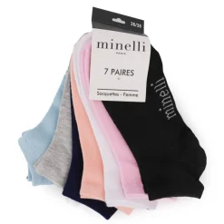 7 paires de socquettes rafika t 36/38 - 39/41 Femme MINELLI