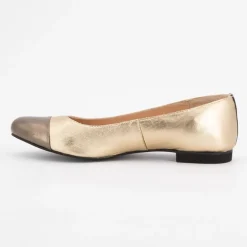 Ballerines couleur platine embout bronze Femme XAVIER DANAUD