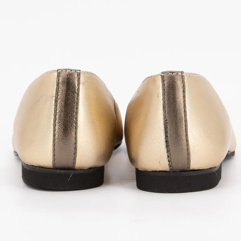 Ballerines couleur platine embout bronze Femme XAVIER DANAUD