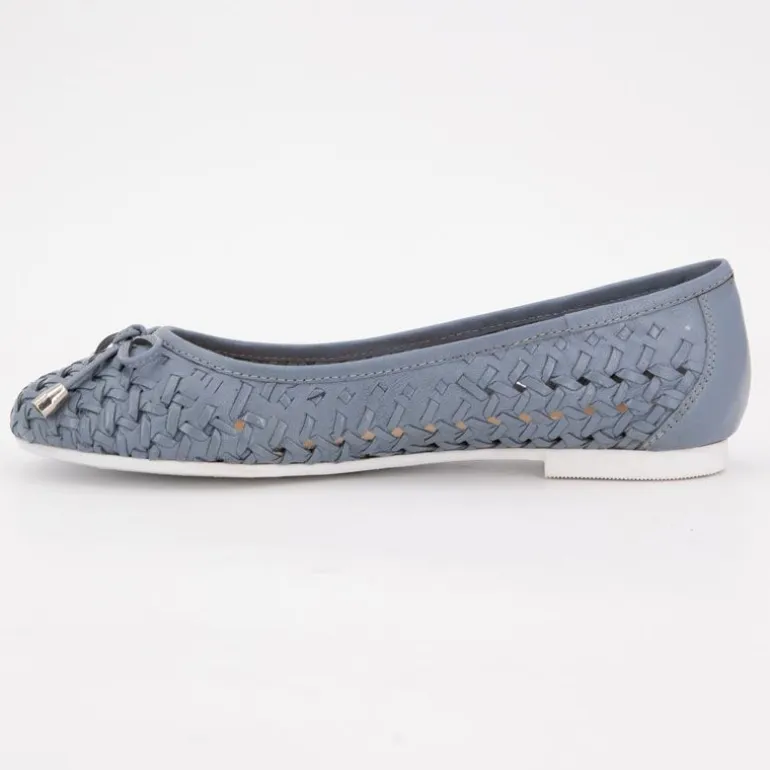 Ballerines julia tissées logo écusson relief Femme US POLO