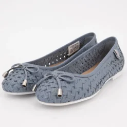 Ballerines julia tissées logo écusson relief Femme US POLO