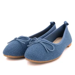 Ballerines tissu apolina effet crochet avec noeud Femme MANOUKIAN