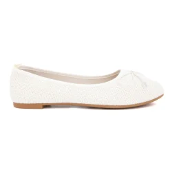 Ballerines tissu apolina effet crochet avec noeud Femme MANOUKIAN