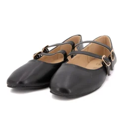 Ballerines zayanita double brides avec boucles Femme BURTON OF LONDON