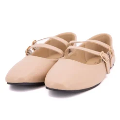 Ballerines zayanita double brides avec boucles Femme BURTON OF LONDON