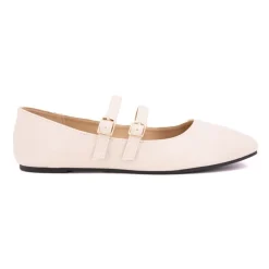 Ballerines zayanita double brides avec boucles Femme BURTON OF LONDON