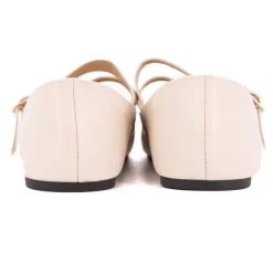Ballerines zayanita double brides avec boucles Femme BURTON OF LONDON
