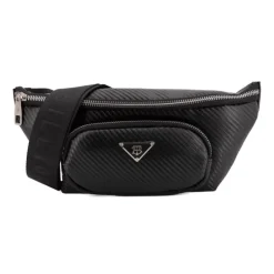 Banane texturé poche zippée argentée 30x13x14cm Mixte BILL TORNADE