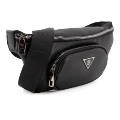 Banane texturé poche zippée argentée 30x13x14cm Mixte BILL TORNADE