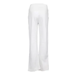 Bas de jogging blanc avec fente logo brodé bronze Femme CALVIN KLEIN