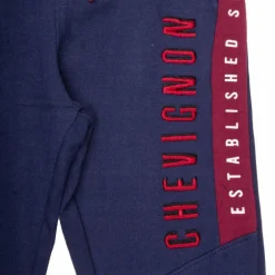 Bas de jogging inscription côté brodée coton mélangé Enfant CHEVIGNON