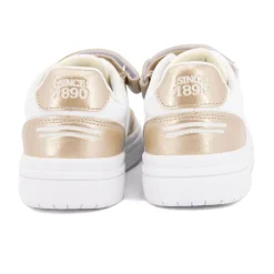 Basket blanc et doré Enfant US POLO