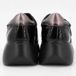 Basket compensé brillant à lacet Femme AMARPIES