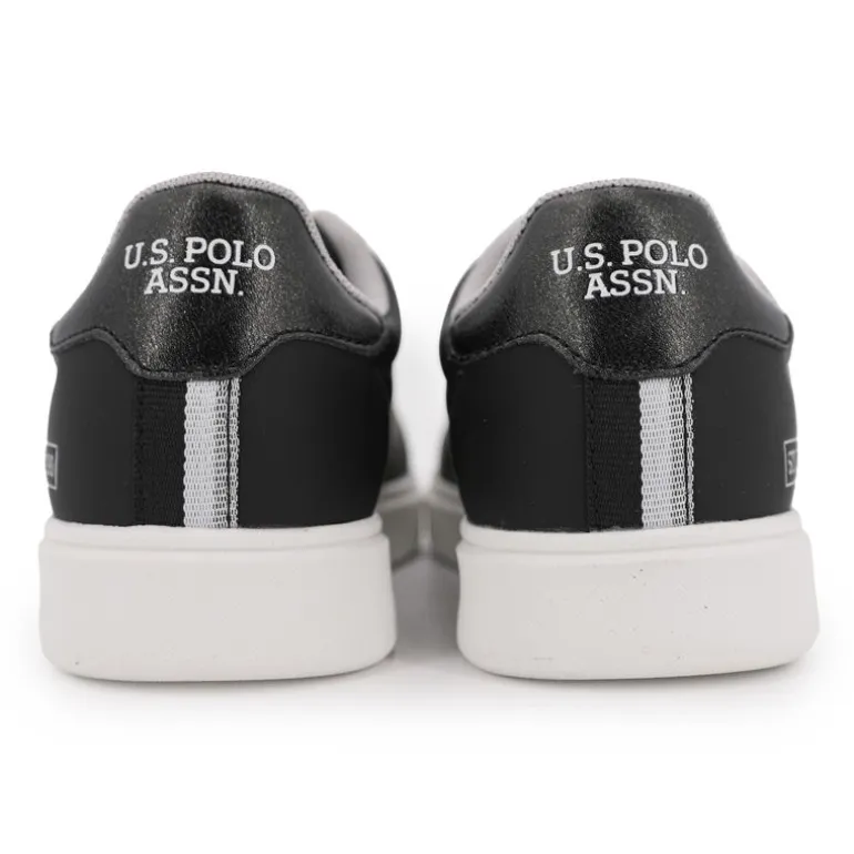 Basket marlyn blanc et noir Femme US POLO