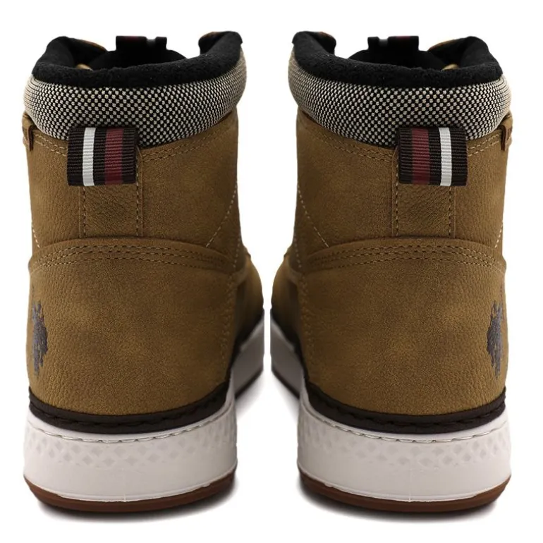 Basket montante mokka Homme US POLO