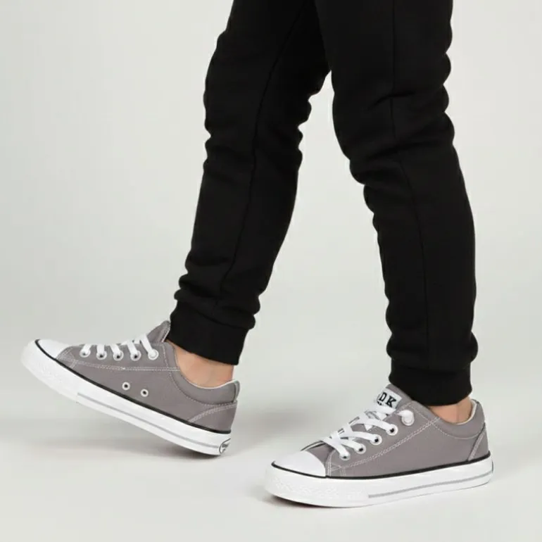 Basket Toile Gris t31-35 Enfant DOCKERS BY GERLI