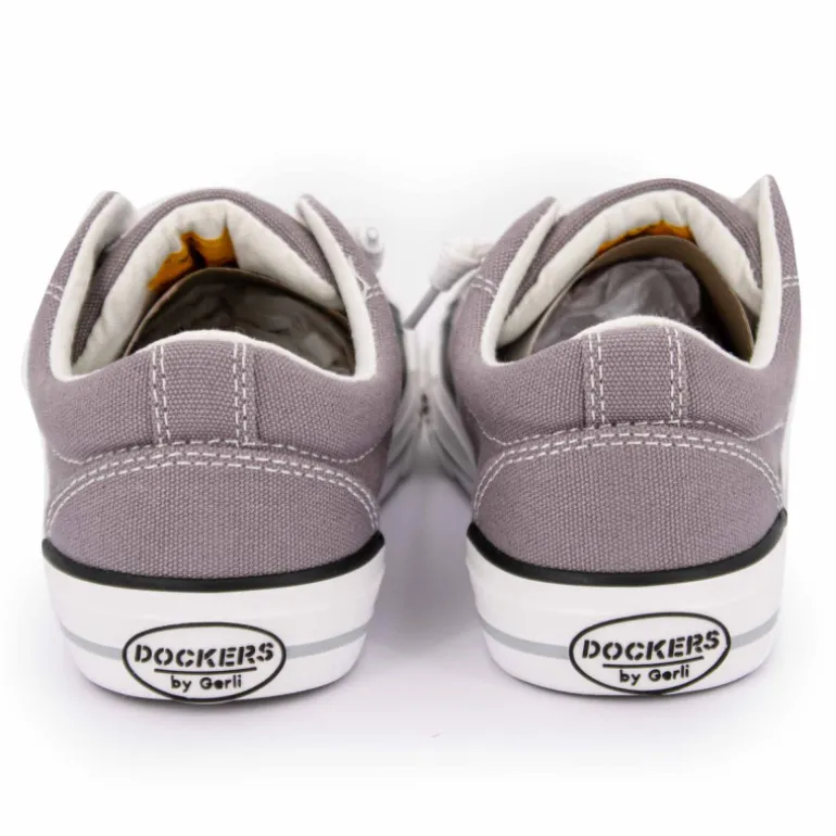 Basket Toile Gris t31-35 Enfant DOCKERS BY GERLI