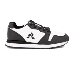 Baskets à lacets black & white logo noir 2410691 t39 au 46 Homme LE COQ SPORTIF