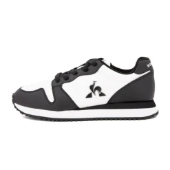 Baskets à lacets black & white logo noir 2410691 t39 au 46 Homme LE COQ SPORTIF