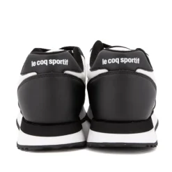 Baskets à lacets black & white logo noir 2410691 t39 au 46 Homme LE COQ SPORTIF
