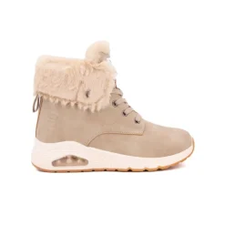 Baskets à lacets doublure fourrée ysma Femme BURTON OF LONDON