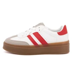 Baskets à semelle gomme sterna double bandes Femme BURTON OF LONDON