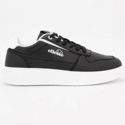 Baskets avec lacets semelle épaisse logo imprimé bleu marine Homme ELLESSE