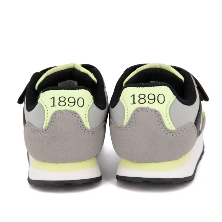 Baskets avec scratch imprimé logo Enfant US POLO