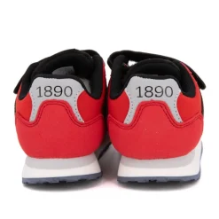 Baskets avec scratch imprimé logo Enfant US POLO