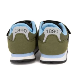 Baskets avec scratch imprimé logo Enfant US POLO