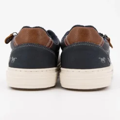 Baskets basses à lacets avec zip Homme MUSTANG