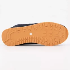 Baskets basses à lacets bi matière effet daim et similicuir lisse Homme ELLESSE