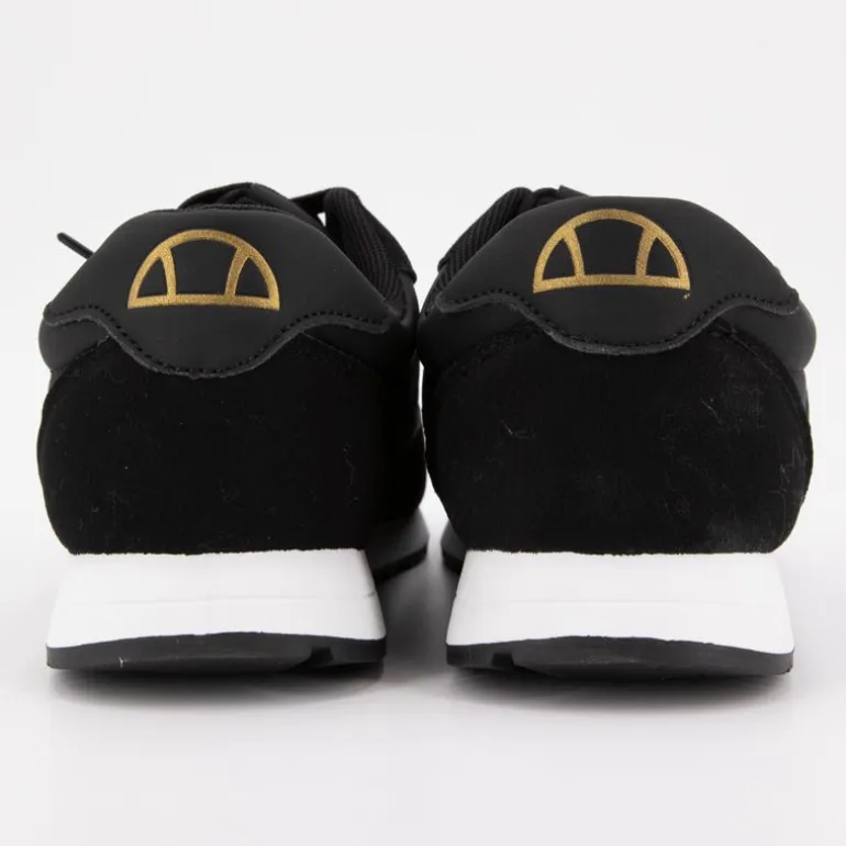 Baskets basses à lacets bi matière effet daim et similicuir lisse Homme ELLESSE