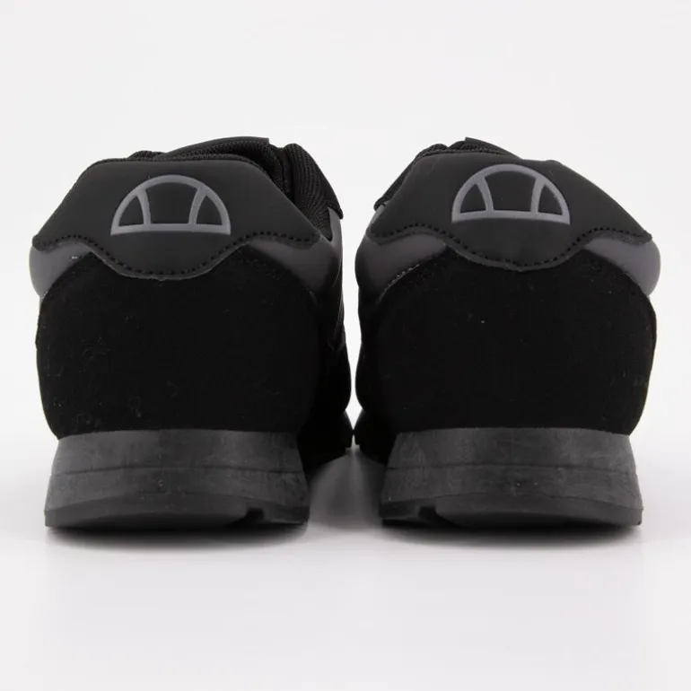 Baskets basses à lacets bi matière effet daim et similicuir lisse Homme ELLESSE