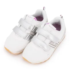 Baskets basses à scratch argent semelle crantée Dublin Enfant PEPE JEANS