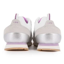 Baskets basses à scratch argent semelle crantée Dublin Enfant PEPE JEANS