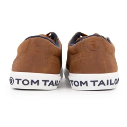 Baskets basses avec zip couleur cognac Homme TOM TAILOR
