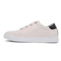 Baskets basses cuir lisse Linda blanc Femme LES TROPEZIENNES PAR M.BELARBI