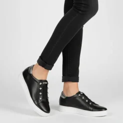 Baskets basses cuir lisse Linda blanc Femme LES TROPEZIENNES PAR M.BELARBI