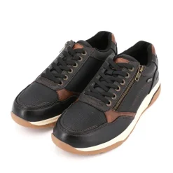 Baskets basses en tissu semelle blanche Homme ROMIKA