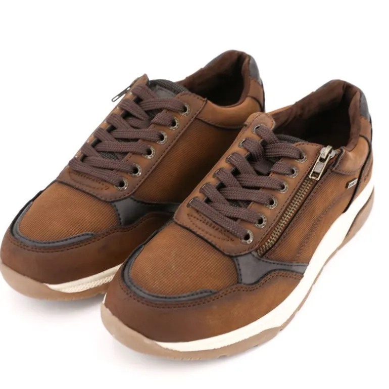 Baskets basses en tissu semelle blanche Homme ROMIKA