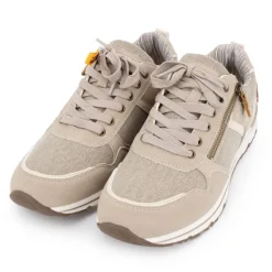 Baskets basses en toile avec fermeture éclair tissu chiné Homme DOCKERS BY GERLI