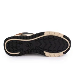 Baskets basses en toile semelle à motif écailles noir t40/46 Homme DOCKERS BY GERLI