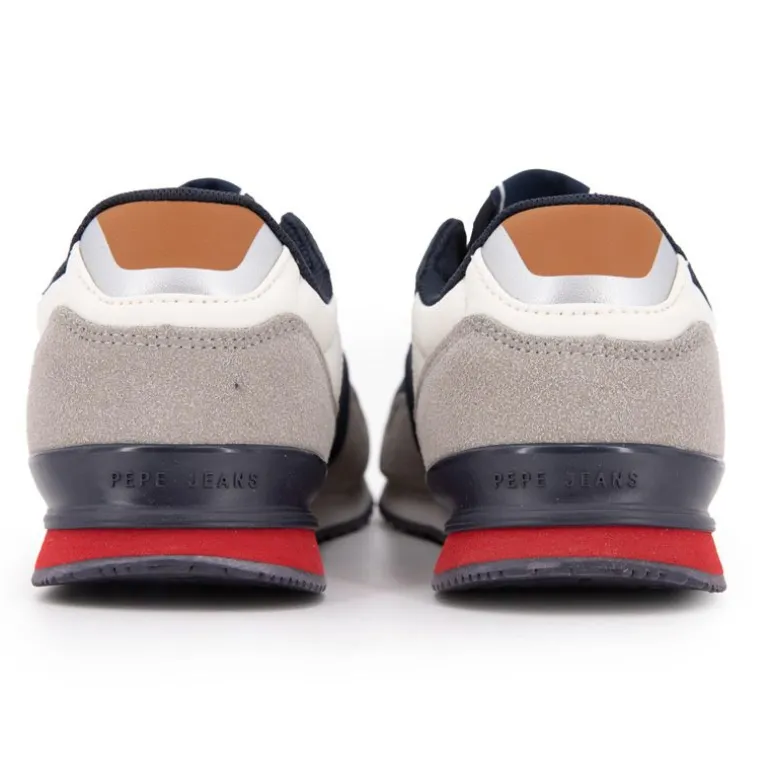 Baskets basses London park avec lacets semelle colorée Enfant PEPE JEANS