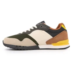 Baskets basses London park avec lacets semelle colorée Enfant PEPE JEANS