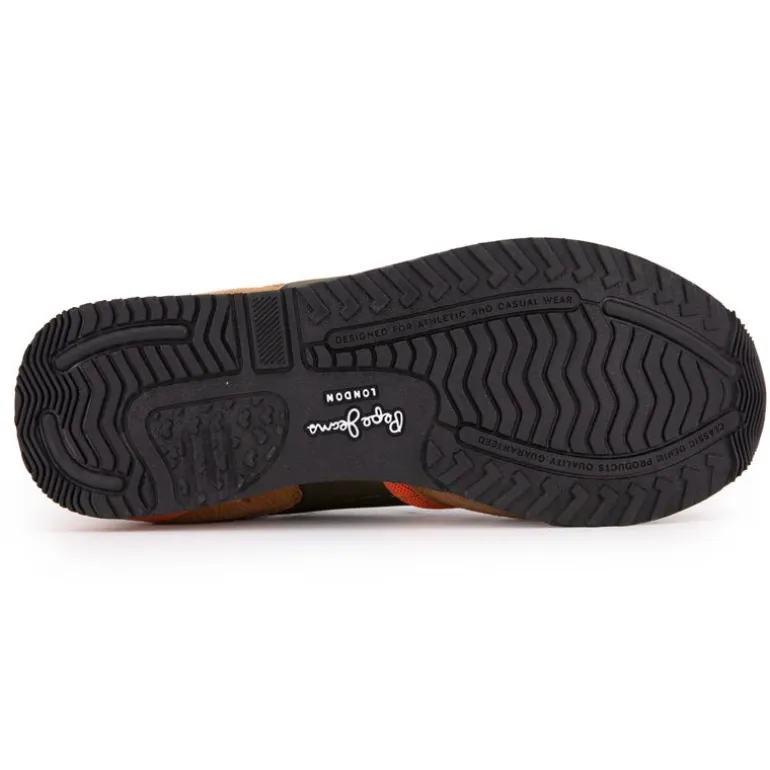 Baskets basses London park avec lacets semelle colorée Enfant PEPE JEANS