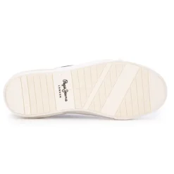 Baskets basses noires imprimé croco avec lacets Femme PEPE JEANS