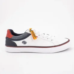 Baskets basses toile couleur bleu marine à lacets Homme DOCKERS BY GERLI