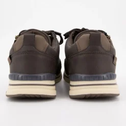 Baskets basses zippées à lacets semelle blanche Homme DOCKERS BY GERLI